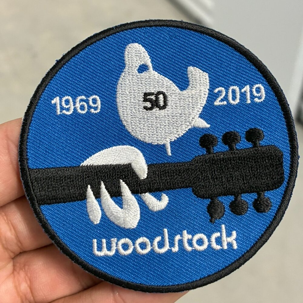 WOODSTOCK MUSIC FESTIVAL 1969-2019 PATCH BX